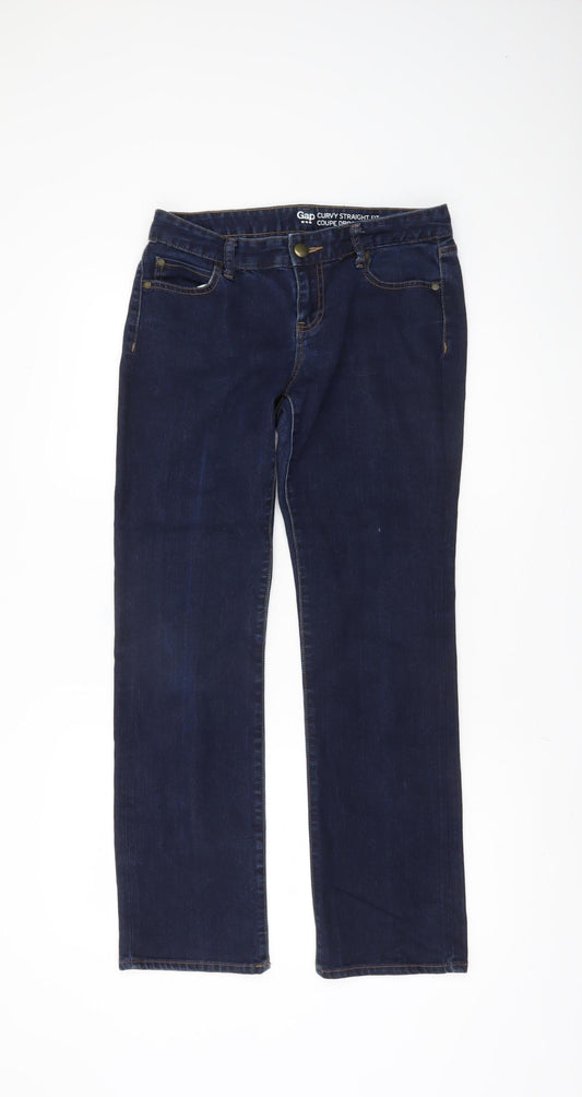 Gap Women's Blue Straight Jeans Size 8S