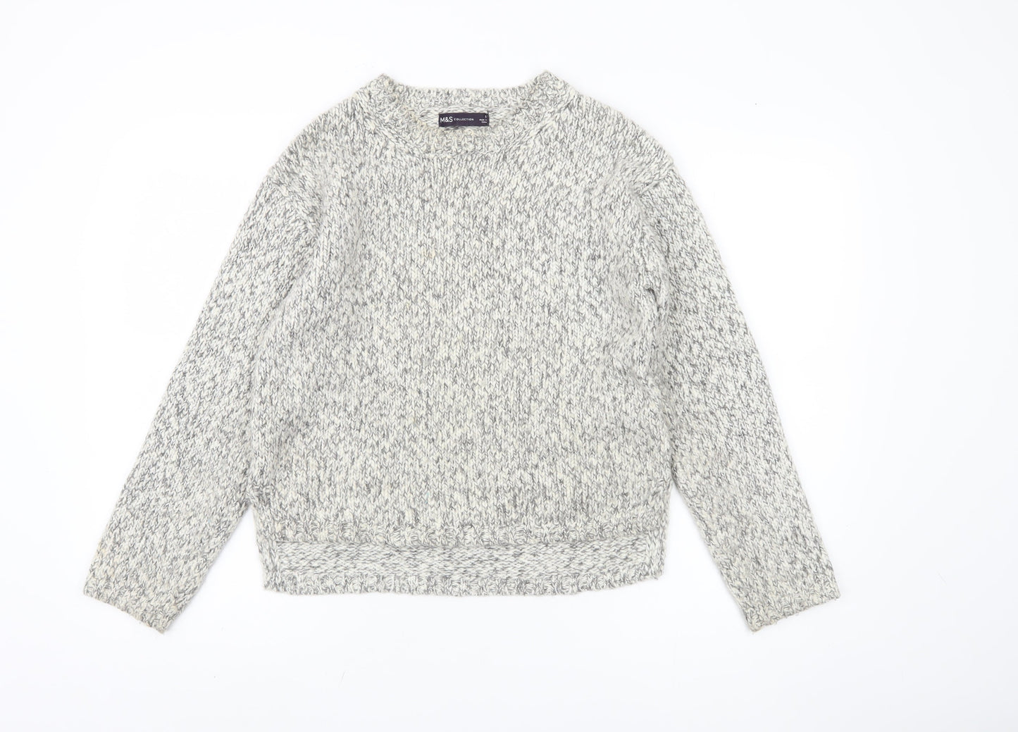 Marks and Spencer Women's Grey Pullover Jumper, S