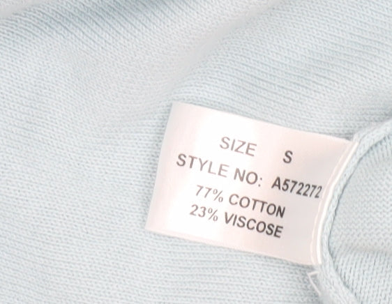 House of Fraser Women's Blue V-Neck Pullover, Size S