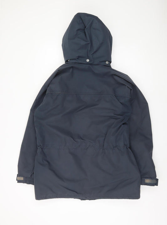 Trespass Men's Blue Waterproof Parka Jacket L