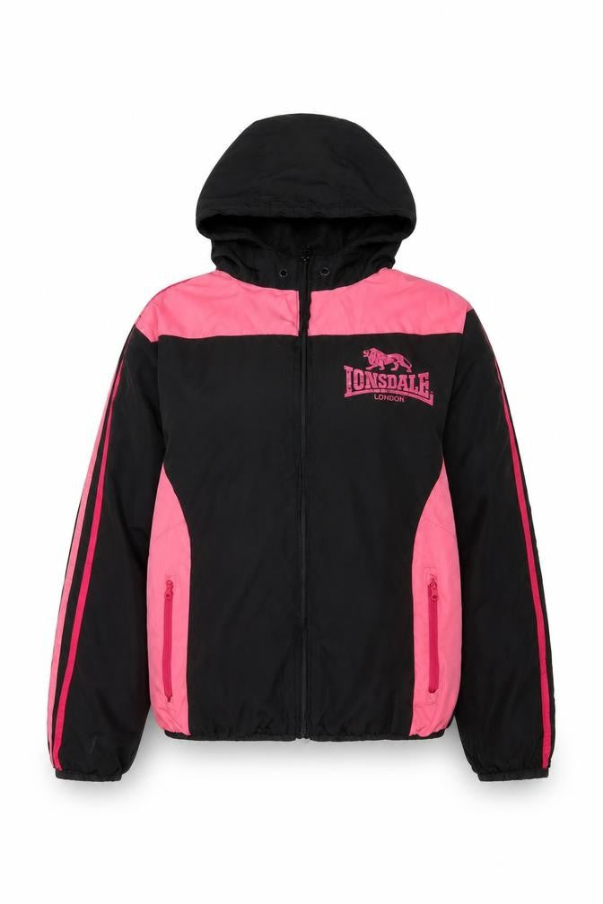 Womens UK Size 12 Regular Lonsdale Multicoloured Polyester Jacket