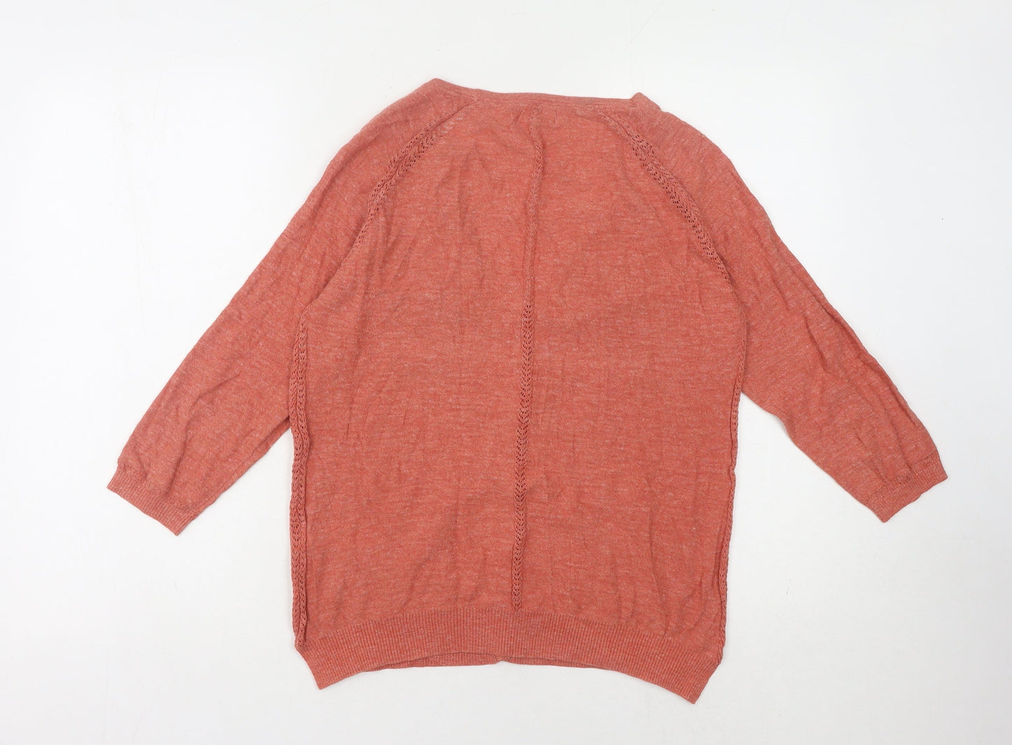 Fat Face Women's Red Cardigan Size 12 Cotton