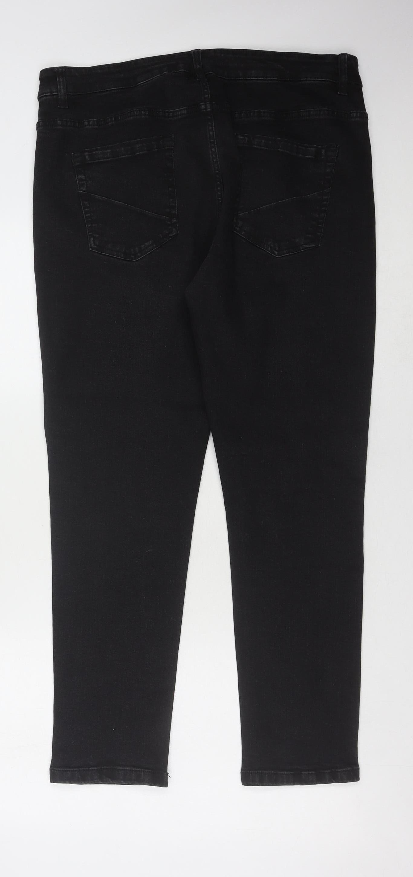 Pepco Men's Black Skinny Jeans W36/L28