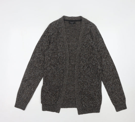 New Look Men's Grey Cardigan XS Knit Long Sleeve