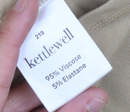 Kettlewell Beige Long Sleeve Women's Top - Size L