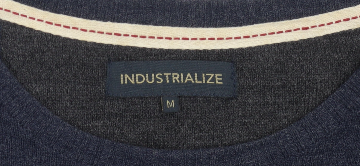 Industrialize Men's Blue M Pullover Jumper Crew Neck