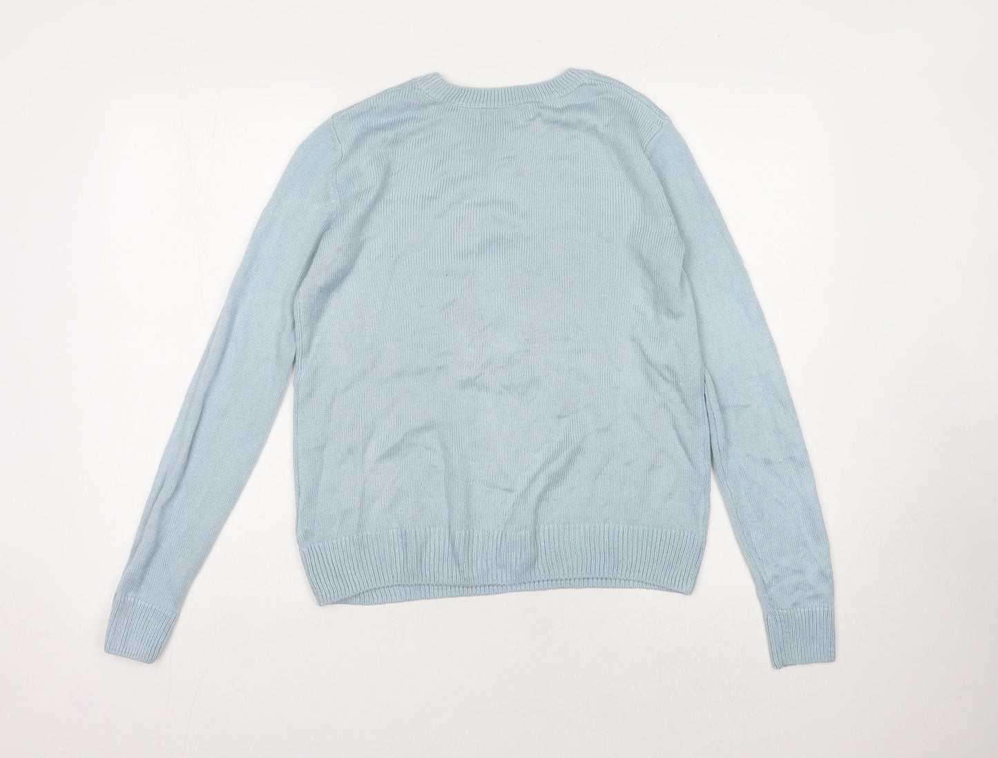 Marks and Spencer Women's Blue Pullover Jumper, Small