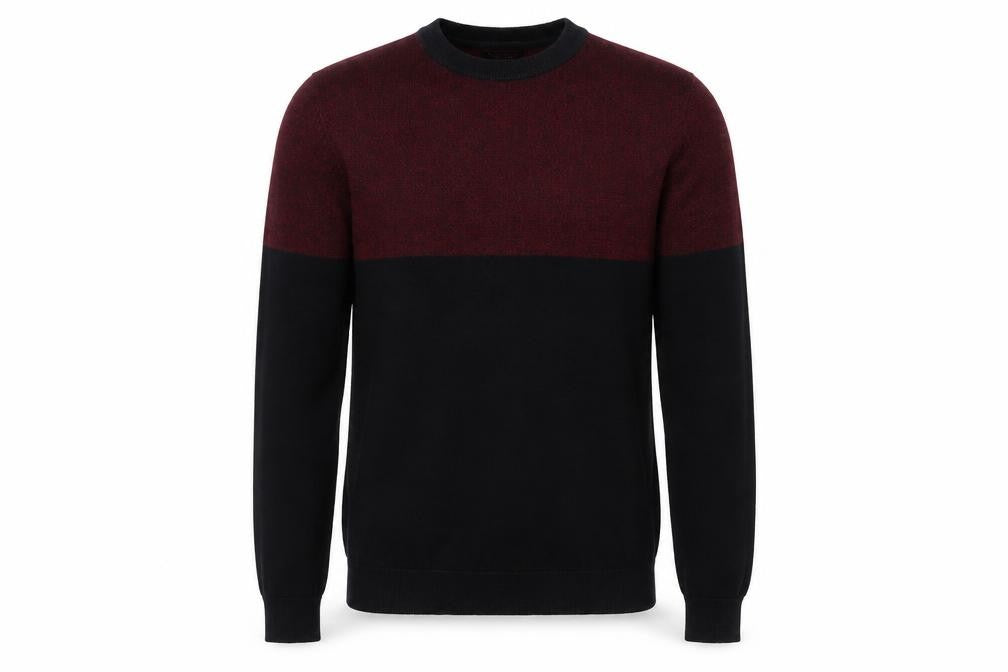 Front view of New Look Men's Black jumper, size S