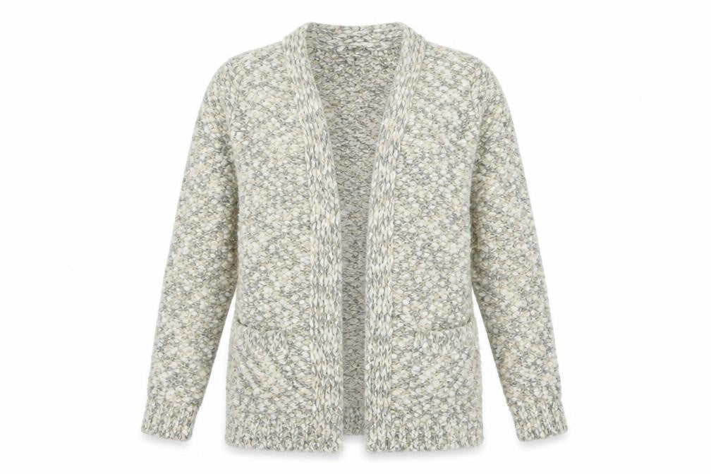 Front view of New Look Women's Multicoloured M Open Front Cardigan