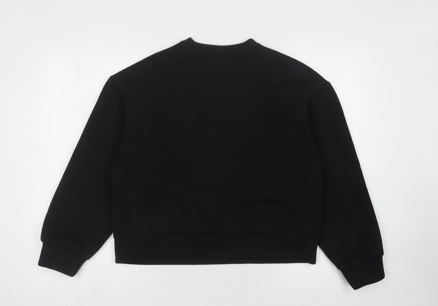 H&M Divided Women's Black Studded Pullover Sweatshirt M
