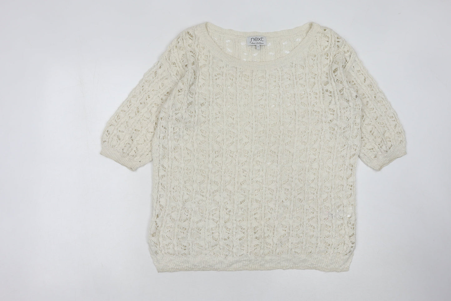 Next Women's Ivory Pullover Jumper, Size 12