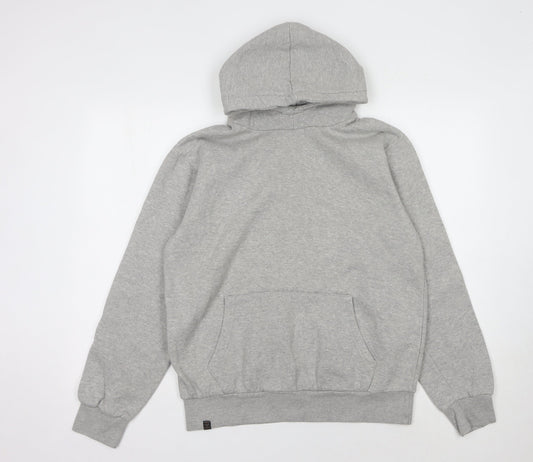 Le Breve Grey Pullover Hoodie for Men - XL