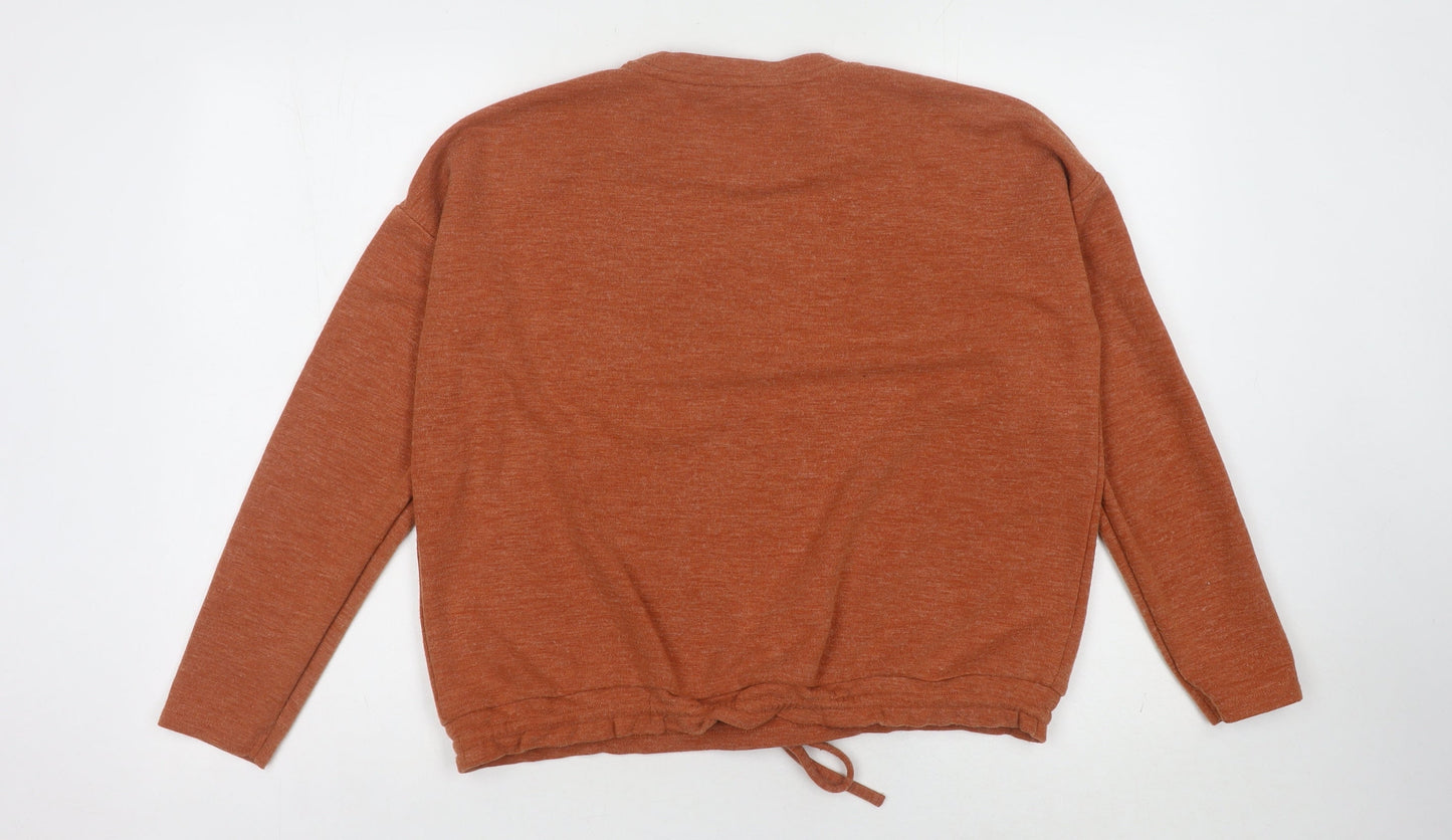 Vero Moda Women's Orange Pullover Jumper, Size L