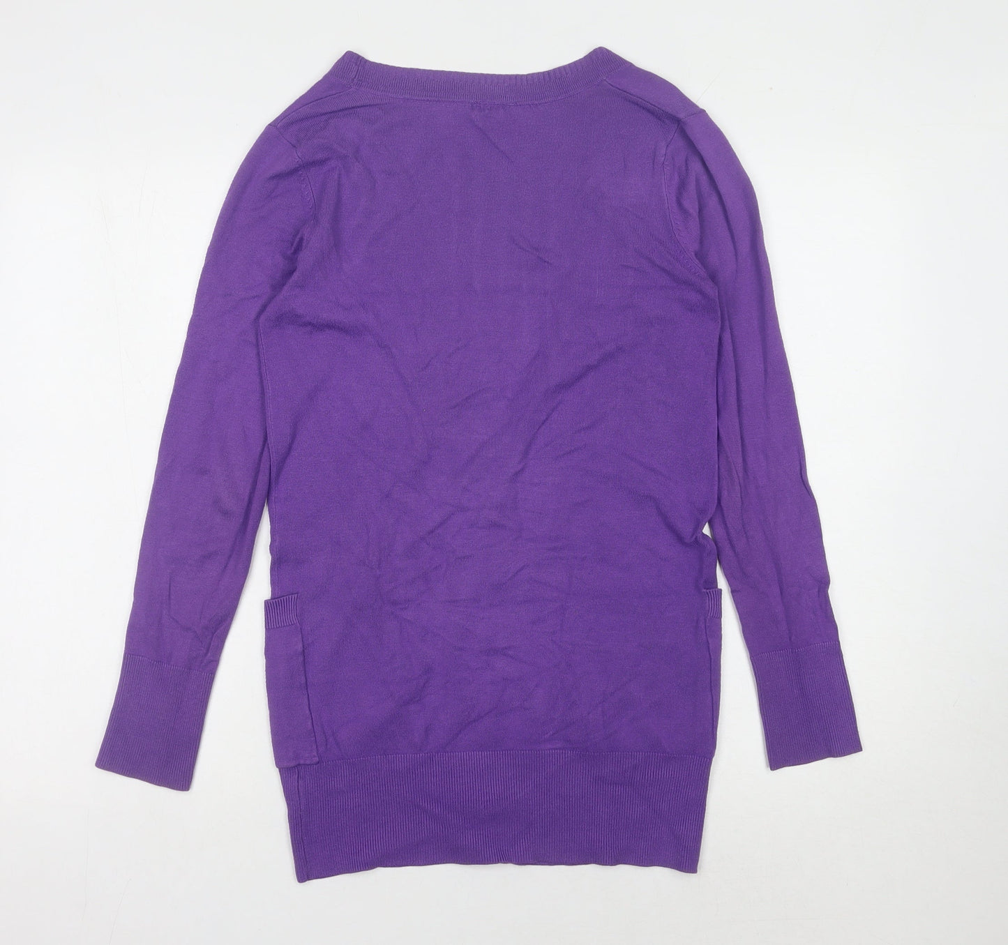 Topshop Women's Purple Cardigan Size 8