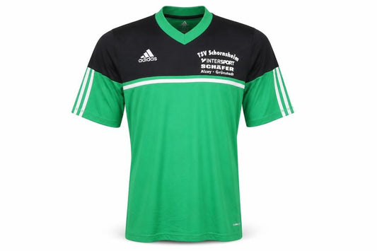 Adidas Men's Green Football Jersey T-Shirt Medium