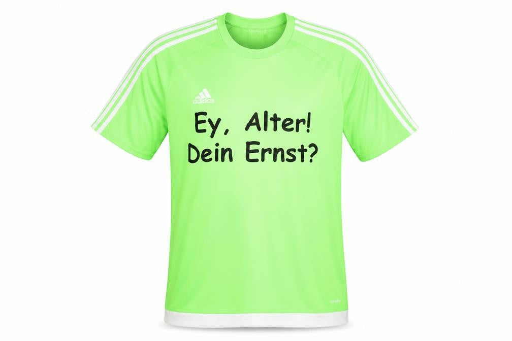 Front view of Adidas Men's Green XL Graphic Print T-Shirt