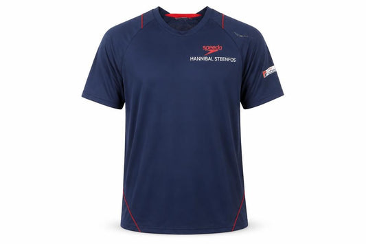 Speedo Men's Blue Short Sleeve Jersey T-Shirt