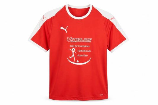 Puma Men's Red Football T-Shirt Medium