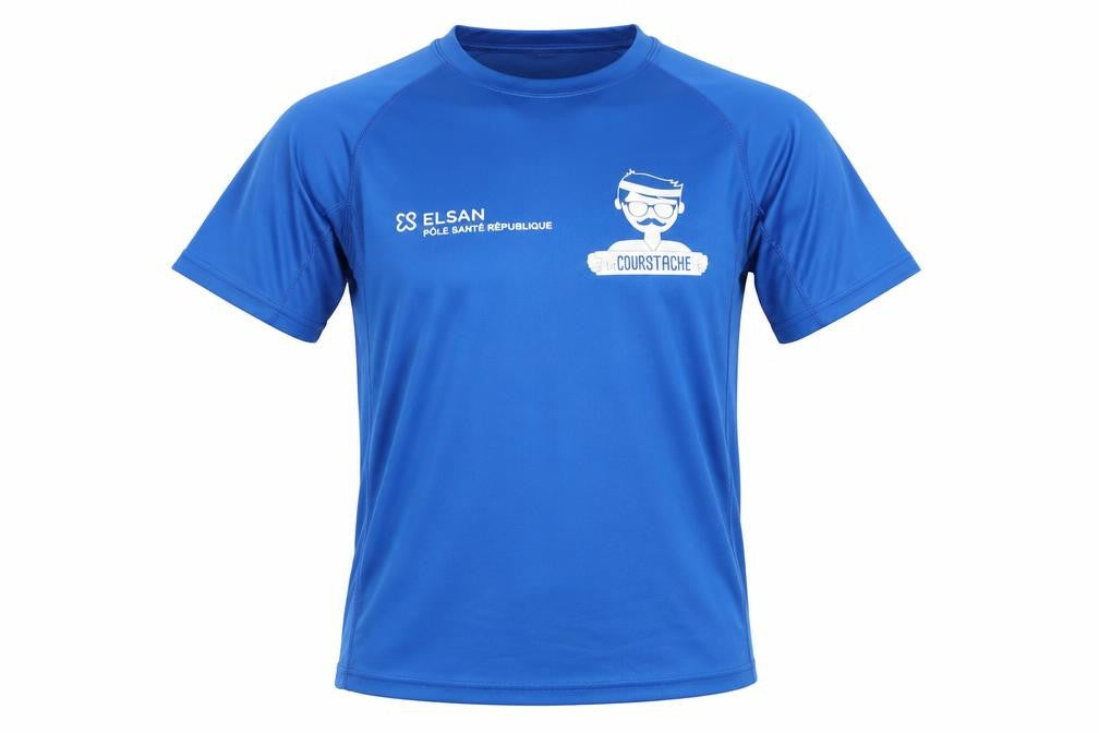 Roly Unisex Blue L T-Shirt, Quick Dry, Running & Jogging