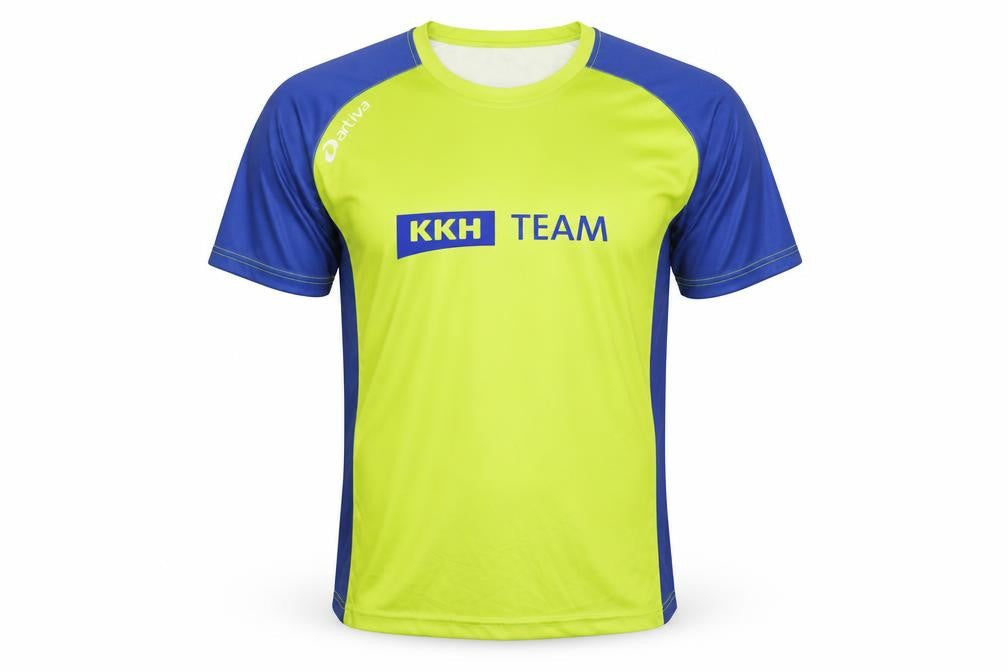 Front view of Artiva Men's Blue XL Sports T-Shirt