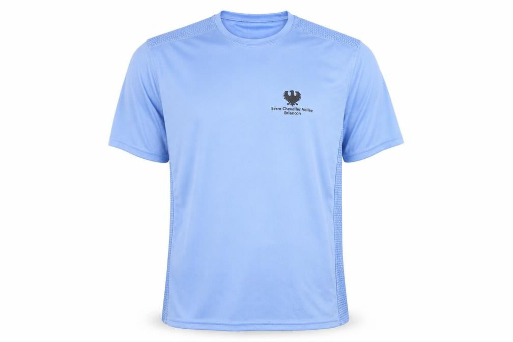 Front view of Acqua Royal Men's Blue T-Shirt XL for Running