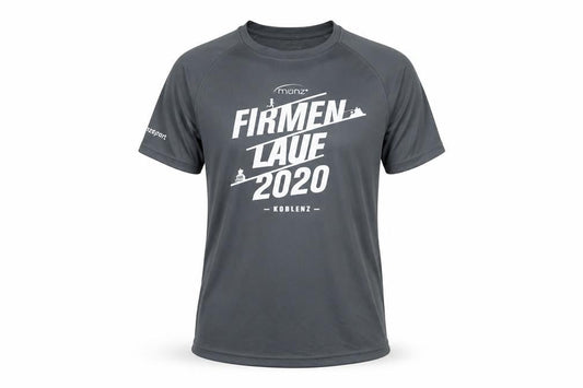 Munz Men's Grey Running T-Shirt, Size M, Crew Neck