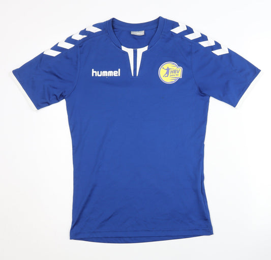 Hummel Boys Blue Sports Jersey T-Shirt 16 Years