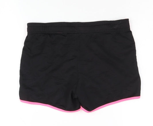 H&M Girls Black Activewear Shorts 8-9 Years