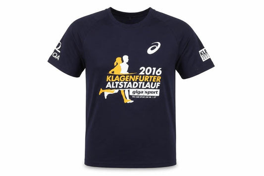 Asics Men's Blue Running T-Shirt - Size S, Sport, Logo