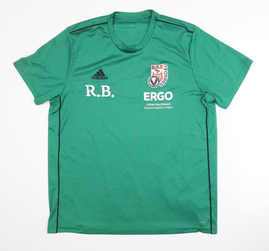Adidas Men’s Green XL Football Jersey T-Shirt