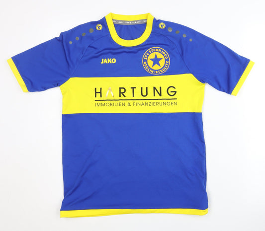 JAKO Boys Blue Sports Jersey, Football T-Shirt Size 164