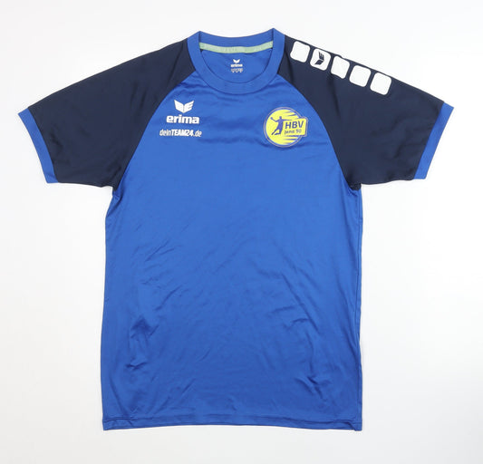 Erima Men's Blue Training T-Shirt, Size M, Sports Jersey