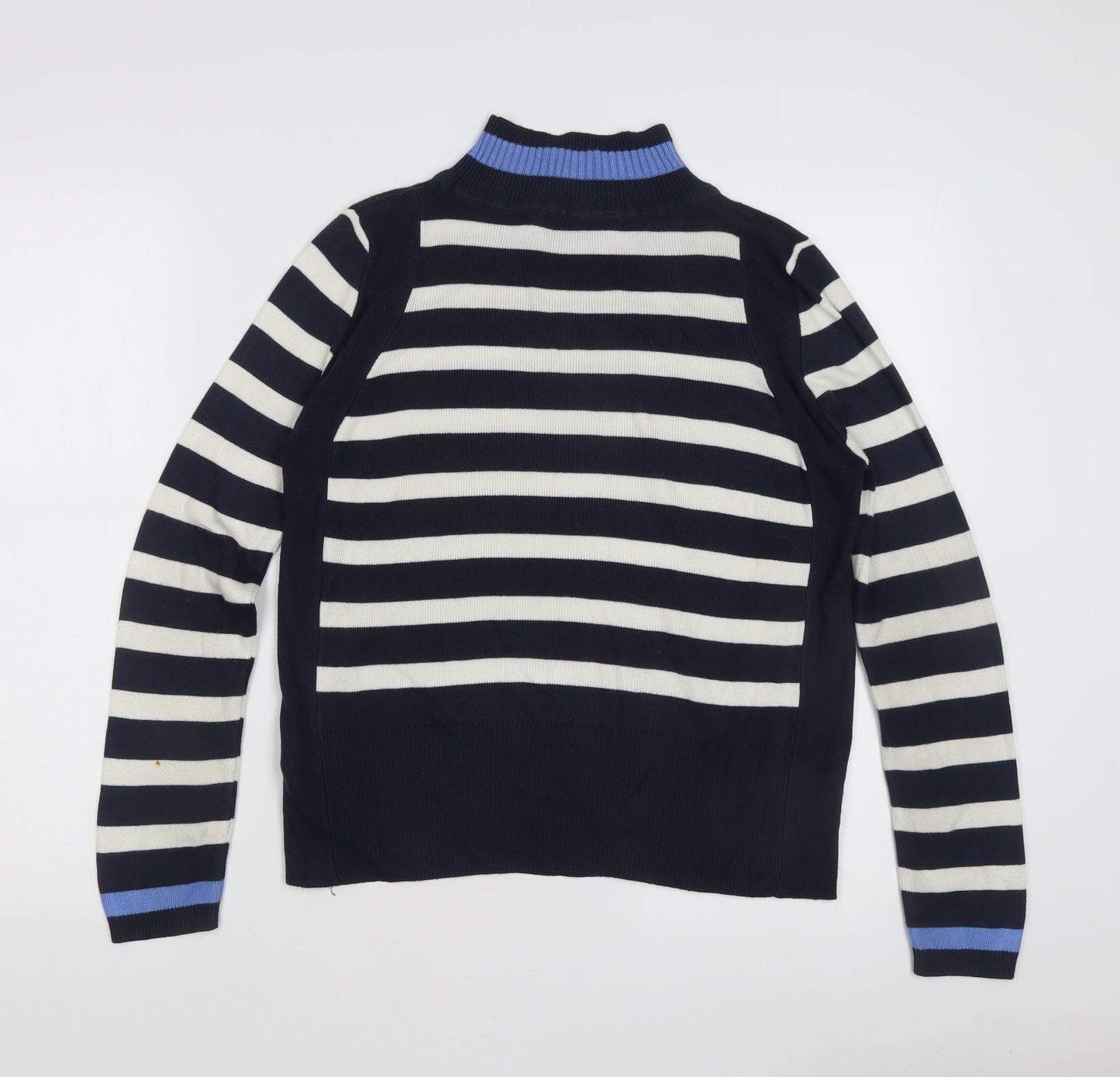 Marks & Spencer Women's Blue Striped Pullover Jumper Size 10