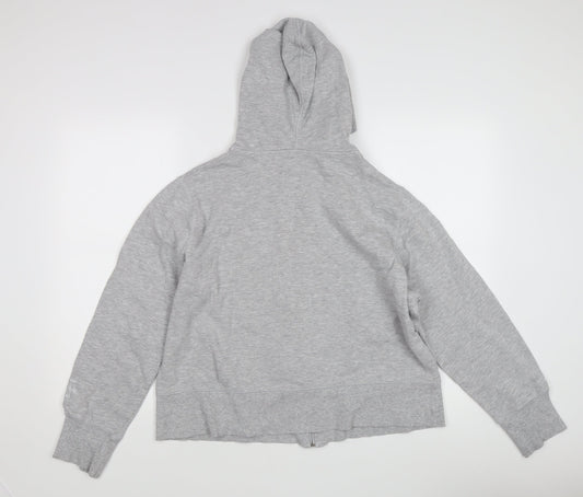 Grey Women's Full Zip Hoodie - Size Regular, Casual Comfort