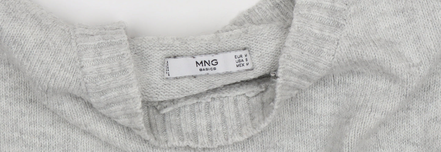 MNG Basics Women's Grey Pullover Jumper, Size 12