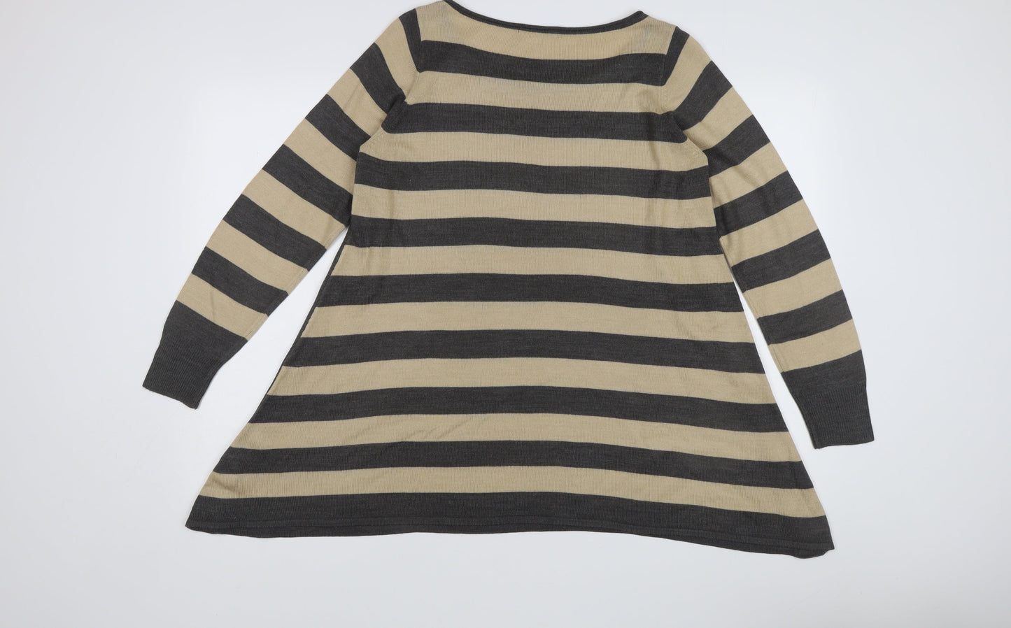 Marks and Spencer Women Beige 10 Tunic Jumper