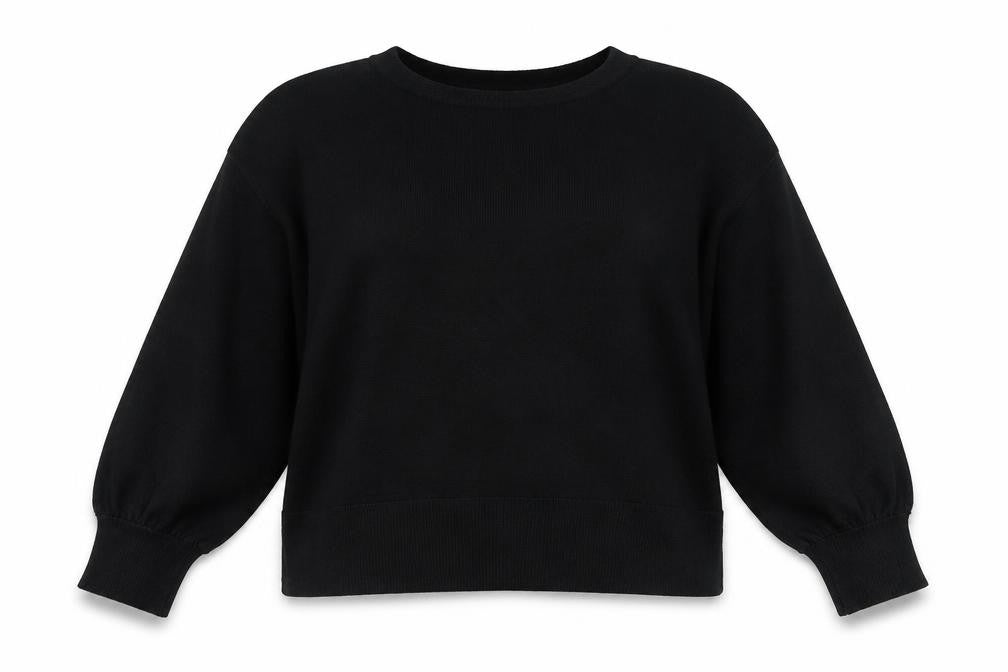 Front view of Very Women's Black V-Neck jumper, size 20