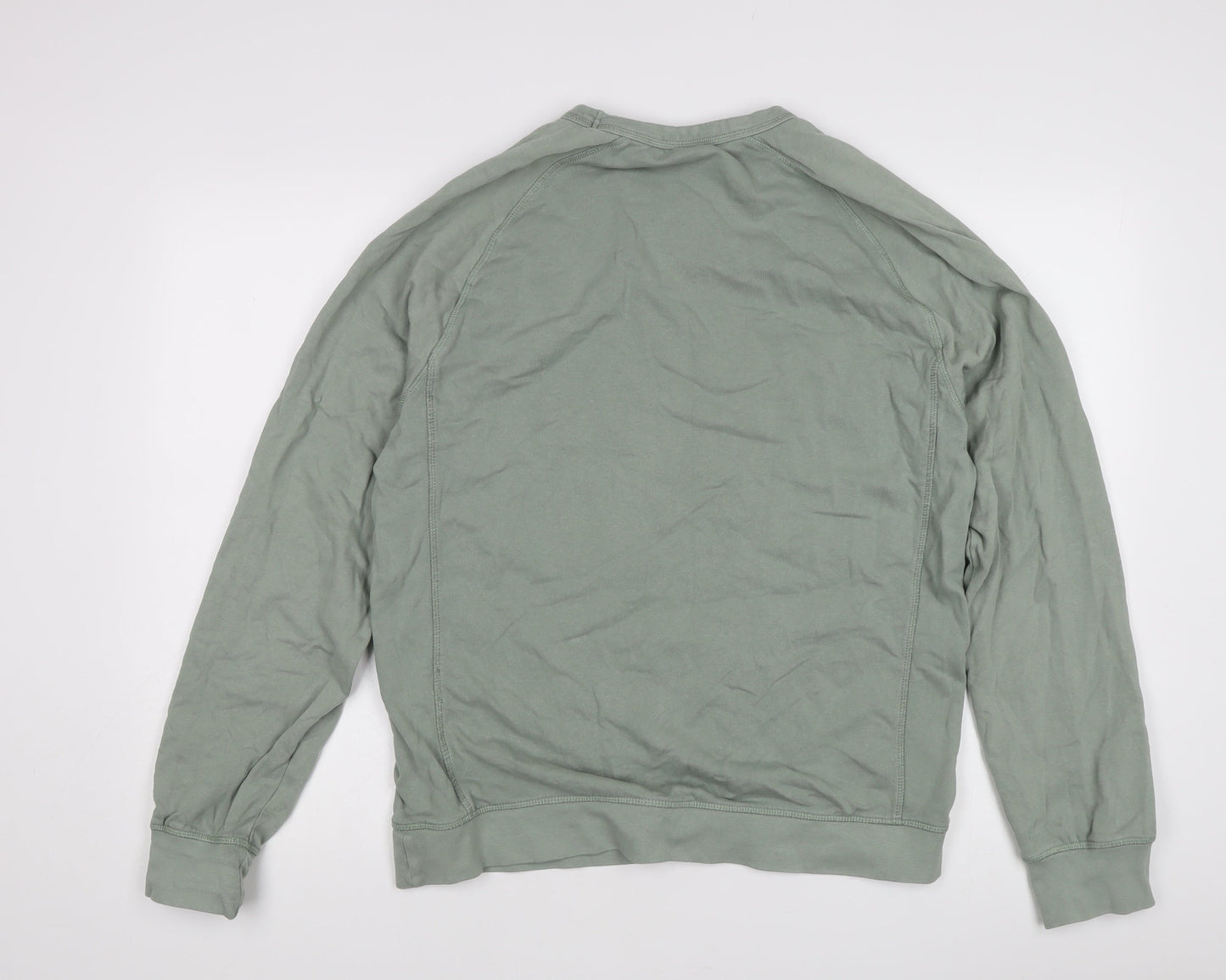 John Lewis Women's Green Pullover Sweatshirt Medium