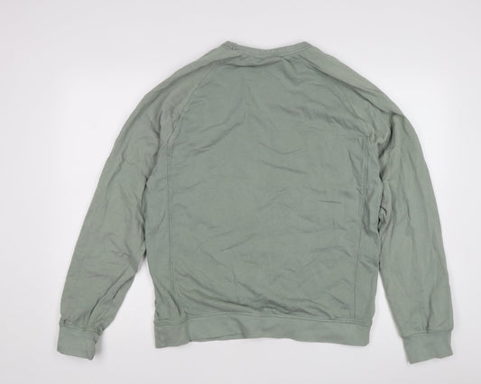 John Lewis Women's Green Pullover Sweatshirt Medium