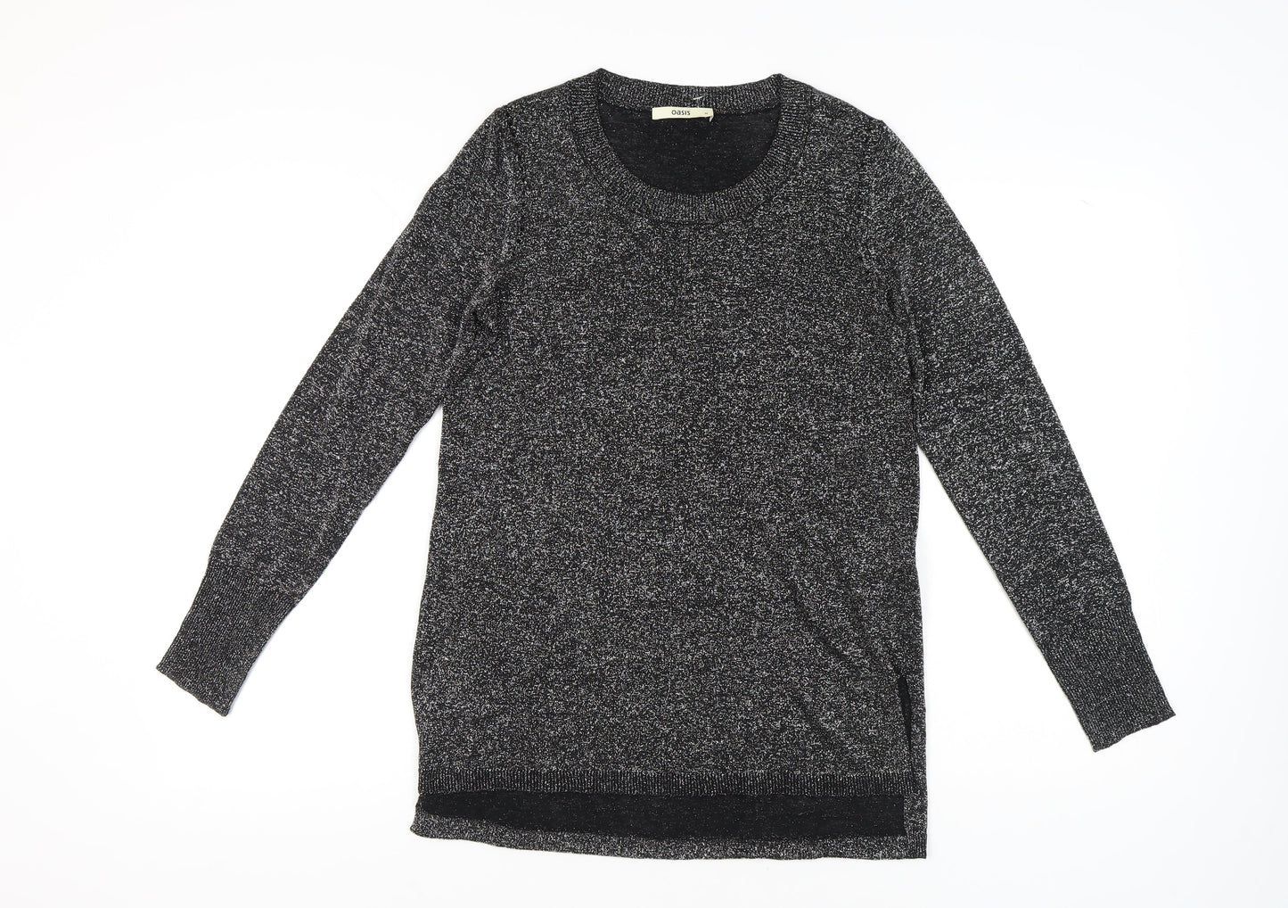 Oasis Women's Black Pullover Jumper, M, Round Neck