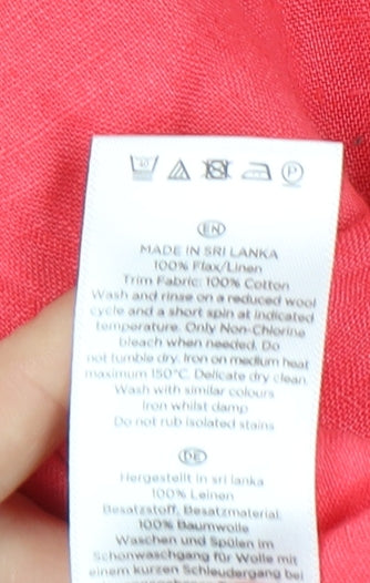 Hobbs Women's Pink Midi Fit & Flare Dress - Size 10