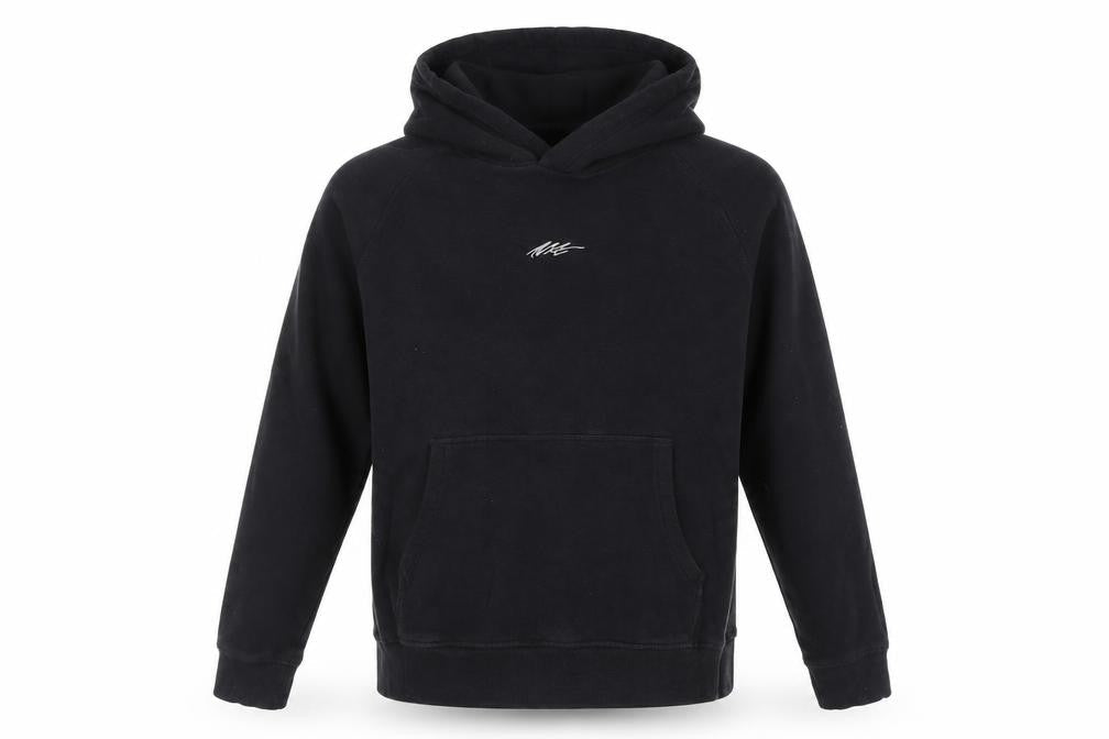 Next Boys Black Pullover Hoodie XL - Hooded Fleece with Logo