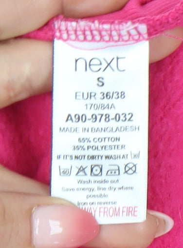 Next Women's Pink Pullover Sweatshirt S Casual
