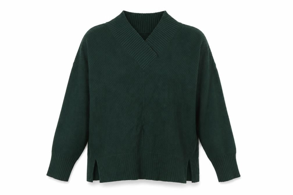 River Island Women's Green High Neck Jumper L