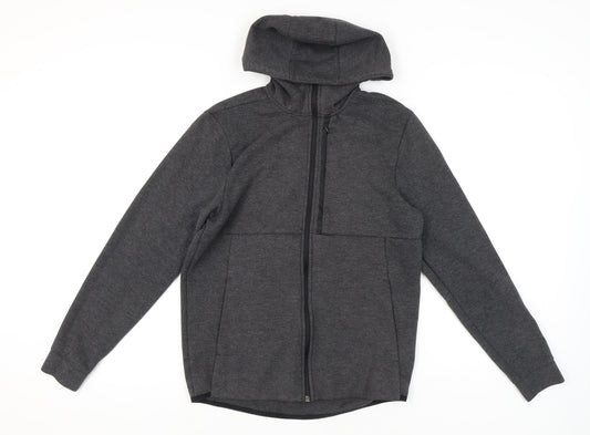 H&M Sport Men's Grey Full Zip Hoodie Size M