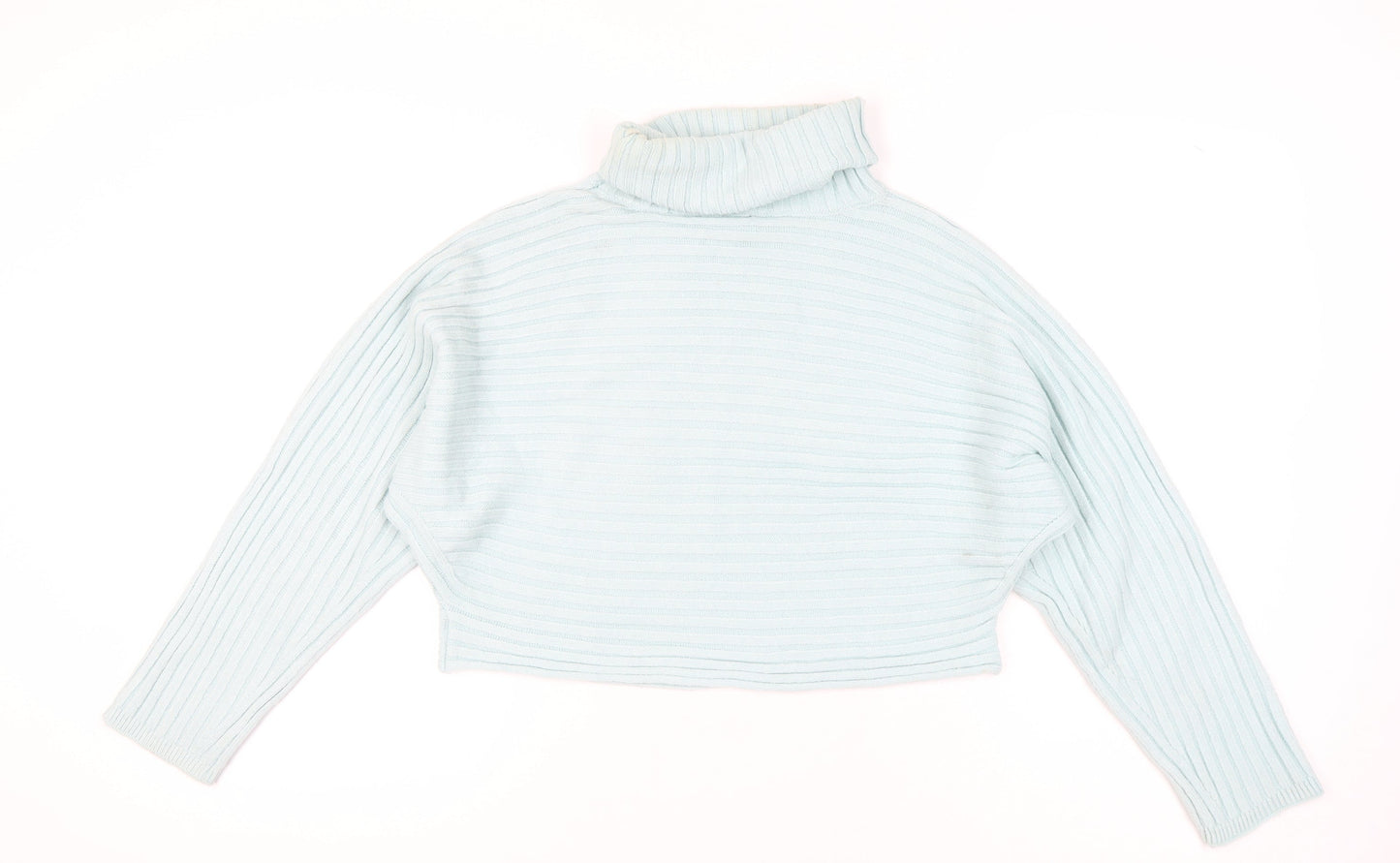 New Look Women's Blue Roll Neck Pullover Jumper L