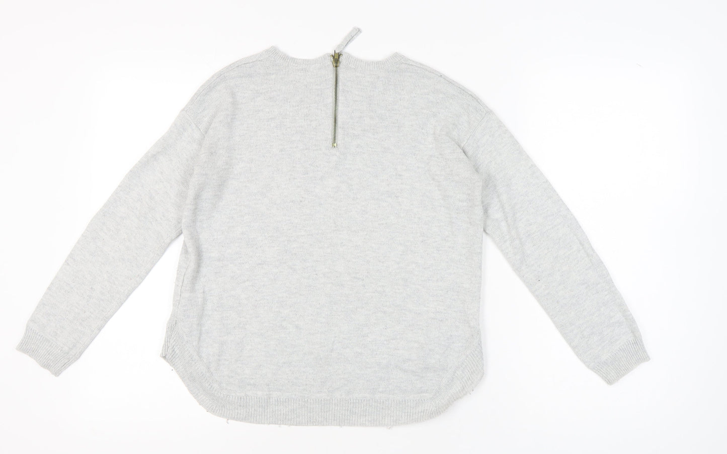 H&M Women’s Grey Knit Pullover Jumper, XS