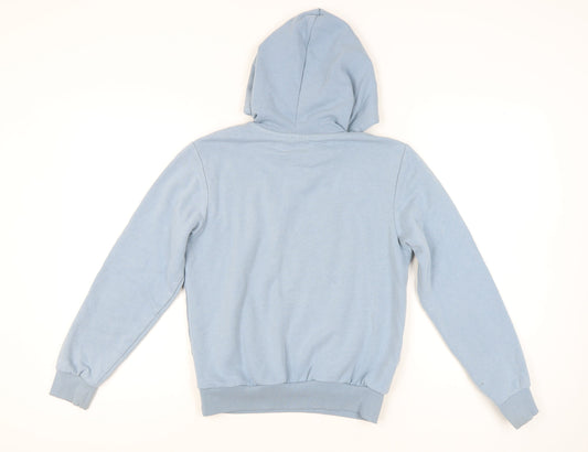 H&M Women's Blue Pullover Hoodie, XS, Casual Style