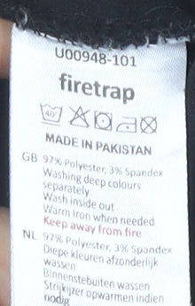 Firetrap Men's Black Joggers - Size M