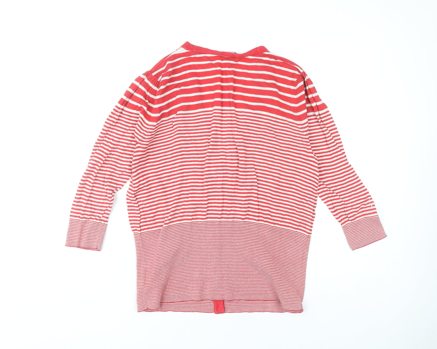 Next Women Red Striped Maternity Cardigan Size 16